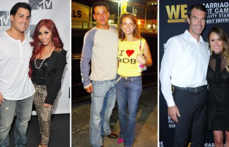 Jionni LaValle and Nicole 'Snooki' Polizzi attend MTV