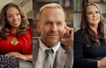 Joelle Gwynn, Bob Harper, and Tracey Yukich on Netflix's 'Fit for TV: The Reality of The Biggest Loser.'
