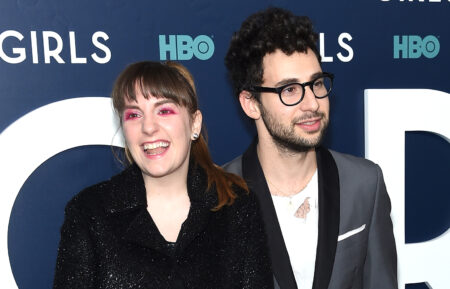Jack Antonoff and Lena Dunham attend The New York Premiere Of The Sixth & Final Season Of