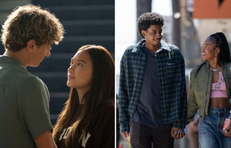 Lola Tung and Gavin Casalegno in 'The Summer I Turned Pretty'; Michael Cooper Jr and Lovie Simone in 'Forever'