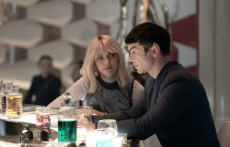 Jess Bush as Chapel and Ethan Peck as Spock — 'Star Trek: Strange New Worlds' Season 3 Episode 2