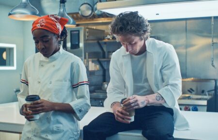 Ayo Edebiri and Jeremy Allen White in 'The Bear' Season 3