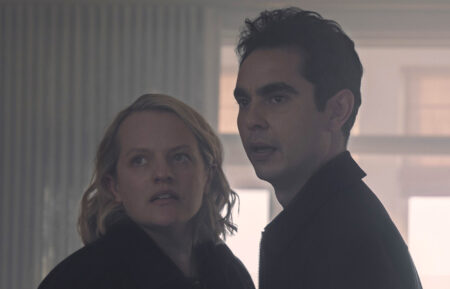 Elisabeth Moss as June and Max Minghella as Nick in 'The Handmaid's Tale' Season 6 Episode 6, 'Surprise'