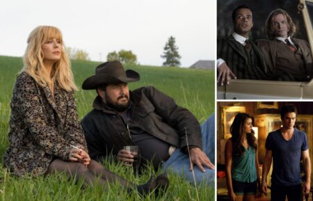 Kelly Reilly and Cole Hauser on 'Yellowstone'; Jacob Anderson and Sam Reid on 'Interview with the Vampire'; Nina Dobrev and Ian Somerhalder on 'The Vampire Diaries'